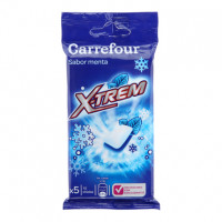 Chicle menta sin azucar CARREFOUR 5 ud.