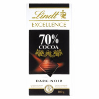 Chocolate negro 70% Lindt Excellence 100 g.