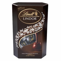 Bombones de chocolate extra negro 60% LINDT Lindor 200 g.