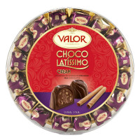 Bombones de chocolate con leche VALOR 165 g.