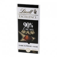 Chocolate negro 90% Lindt Excellence 100 g.
