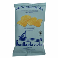 Patatas fritas en aceite de oliva sin sal Bonilla 150 g. Patatas fritas en aceite de oliva sin sal Bonilla 150 g.