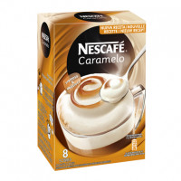 Caramel latte Nescafé Gold pack de 8 sobres de 17 g.