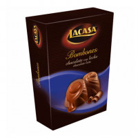 Bombones chocolate con leche LACASA 100 g.