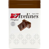 AVELINES LES NOUGALINES surtidos de chocolate negro chocolate con leche y praliné Favarger lata 240 g