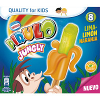 NESTLE PIRULO Jungly polo sabor lima limón y naranja 8 unidades estuche 360 ml NESTLE PIRULO Jungly polo sabor lima limón y naranja 8 unidades estuche 360 ml