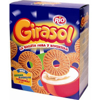 RIO Girasol galletas con hierro y vitaminas caja 600 g RIO Girasol galletas con hierro y vitaminas caja 600 g