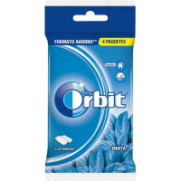 ORBIT menta peppermint chicles sin azúcar pack 4 envases 10 unidades