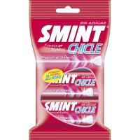 SMINT chicles sabor fresa sin azúcar pack 2 latas x 18 unidades bolsa 42 g