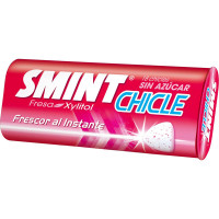 SMINT chicles sabor fresa sin azúcar 18 unidades lata 21 g