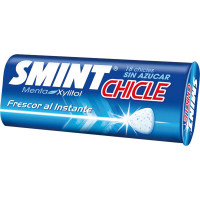 SMINT chicles sabor menta sin azúcar 18 unidades lata 21 g