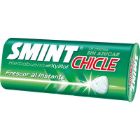 SMINT chicles sabor hierbabuena sin azúcar 18 unidades lata 21 g