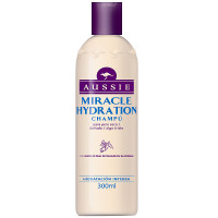 AUSSIE champú Miracle Hydration con Aceite de Nuez de Macadamia Australiana frasco 300 ml para cabello seco AUSSIE champú Miracle Hydration con Aceite de Nuez de Macadamia Australiana frasco 300 ml para cabello seco