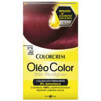 COLORCREM tinte Óleo Color Rojo Cereza Pasión nº 5.6 coloración permanemte sin amoniaco caja 1 unidad COLORCREM tinte Óleo Color Rojo Cereza Pasión nº 5.6 coloración permanemte sin amoniaco caja 1 unidad