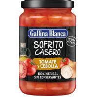 Sofrito de tomate y cebolla GALLINA BLANCA, frasco 325 g Sofrito de tomate y cebolla GALLINA BLANCA, frasco 325 g