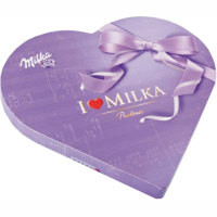 Bombones MILKA I Love, caja 187 g