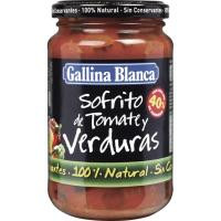 Sofrito de tomate-verduras GALLINA BLANCA, frasco 325 g Sofrito de tomate-verduras GALLINA BLANCA, frasco 325 g