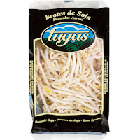 Brotes de germinados de soja TUGAS, bolsa 200 g Brotes de germinados de soja TUGAS, bolsa 200 g