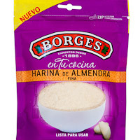 Harina de almendra BORGES, bolsa 125 g Harina de almendra BORGES, bolsa 125 g