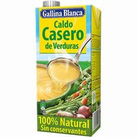 Caldo casero vegetal GALLINA BLANCA, brik 1 litro Caldo casero vegetal GALLINA BLANCA, brik 1 litro