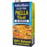 Caldo para paella fácil GALLINA BLANCA, brik 1 litro Caldo para paella fácil GALLINA BLANCA, brik 1 litro