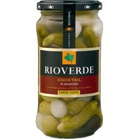 Cocktail de encurtidos RIOVERDE, frasco 180 g Cocktail de encurtidos RIOVERDE, frasco 180 g