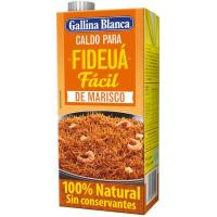 Caldo para fideua GALLINA BLANCA, brik 1 litro Caldo para fideua GALLINA BLANCA, brik 1 litro