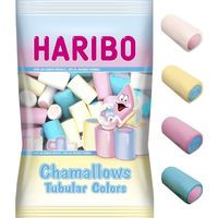 Chamallows Tubular Colors HARIBO, bolsa 250 g