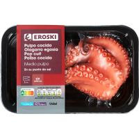 Medio pulpo cocido EROSKI, 200 g, 1 ud Medio pulpo cocido EROSKI, 200 g, 1 ud