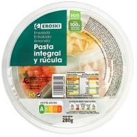 Ensalada de pasta integral y rúcula EROSKI, bowl 280 g Ensalada de pasta integral y rúcula EROSKI, bowl 280 g