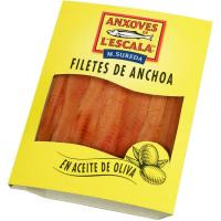 Filete de anchoa en aceite de oliva L' ESCALA, bandeja 40 g Filete de anchoa en aceite de oliva L' ESCALA, bandeja 40 g
