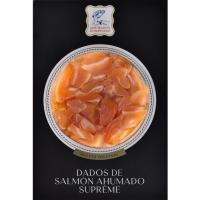 Dados de salmón ahumado DOMINGUEZ, sobre 95 g Dados de salmón ahumado DOMINGUEZ, sobre 95 g