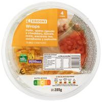 Ensalada completa: Wrap de pollo + quesos EROSKI, bolw 285 g Ensalada completa: Wrap de pollo + quesos EROSKI, bolw 285 g