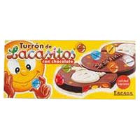 Turrón de chocolate con lacasitos LACASA, caja 200 g Turrón de chocolate con lacasitos LACASA, caja 200 g