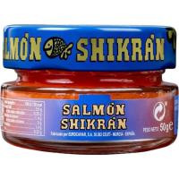 Salmón en esferas SHIKRAN, tarro 50 g Salmón en esferas SHIKRAN, tarro 50 g