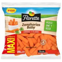 Zanahoria Baby maxi FLORETTE, bolsa 250 g Zanahoria Baby maxi FLORETTE, bolsa 250 g