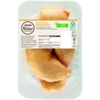 Muslos de pollo EROSKI NATUR, 2 uds., bandeja aprox. 600 g