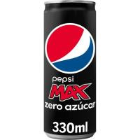 Refresco de cola PEPSI ZERO AZÚCAR, lata 33 cl Refresco de cola PEPSI ZERO AZÚCAR, lata 33 cl
