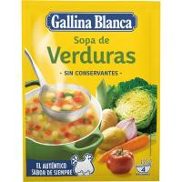 Sopa de verduras GALLINA BLANCA, sobre 51 g Sopa de verduras GALLINA BLANCA, sobre 51 g