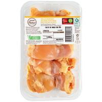 Contramuslo deshuesado pollo s/piel EROSKI NATUR, bandeja aprox. 500 g