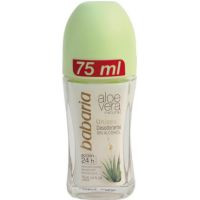 Desodorante femenino de aloe vera BABARIA, roll on 75 ml Desodorante femenino de aloe vera BABARIA, roll on 75 ml