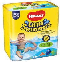 Pañal bañador HUGGIES little swimmers Talla 3-4 20 u Pañal bañador HUGGIES little swimmers Talla 3-4 20 u