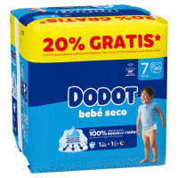 Pañal DODOT bebé seco T7 +15 kg 60 u Pañal DODOT bebé seco T7 +15 kg 60 u