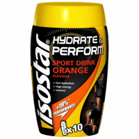 Bebida Isotónica en polvo sabor naranja ISOSTAR 400 g.