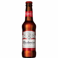 Cerveza Budweiser Lager botella 33 cl.