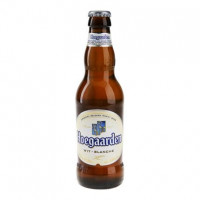 Cerveza Hoegaarden blanca de trigo botella 33 cl.