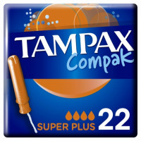 Tampones Compak superplus TAMPAX 22 ud.
