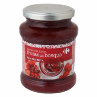 Mermelada de frutas del bosque categoría extra CARREFOUR 410 g.