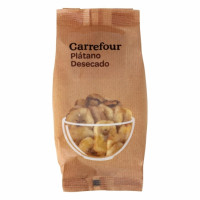 Plátano desecado Carrefour 90 g.