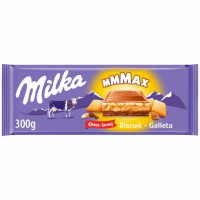 Chocolate con leche relleno de galleta, leche y chocolate MILKA 300 g.